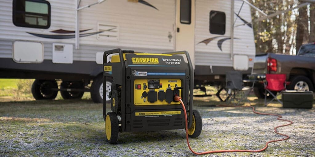 Champion Power Equipment 9000-Watt Electric Start Home Backup Generator Portable Open Frame Inverter Generator with Quiet Technology