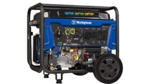 Westinghouse Outdoor Power Equipment Portable 14500 Peak Watt Tri-Fuel Transfer Switch Ready Home Backup Generator with Remote Electric Start