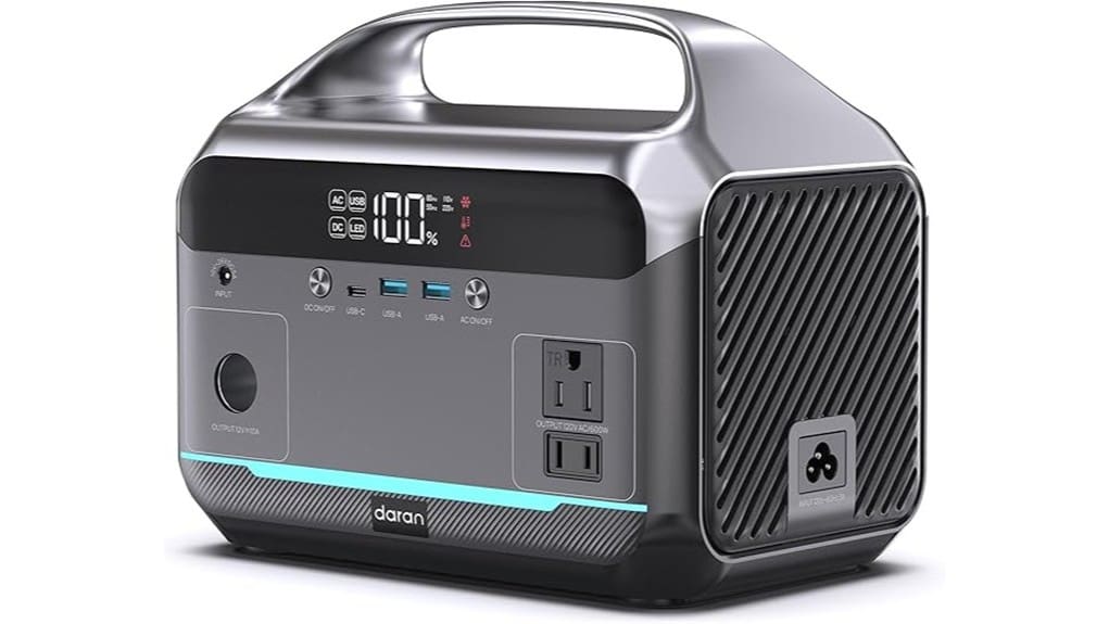 compact 600w portable powerstation